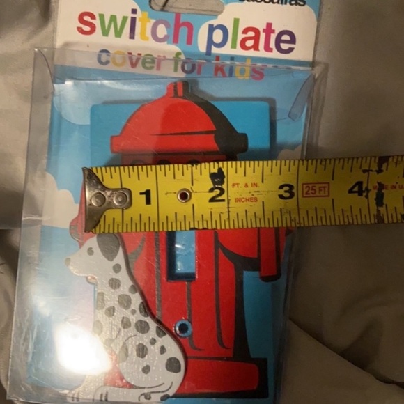 Red fire hydrant light switch cover - Picture 2 of 3